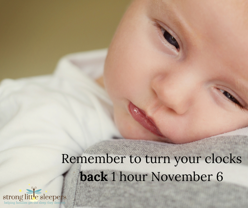 How to adjust your baby's sleep for fall daylight saving time